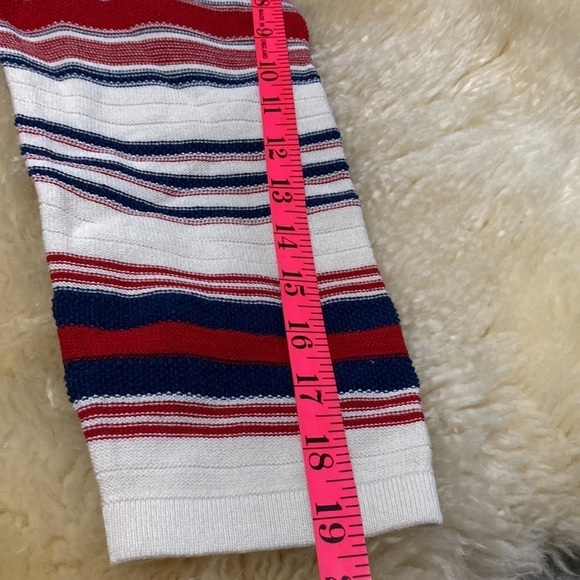 LRL Lauren Jeans striped top size L - Picture 5 of 7